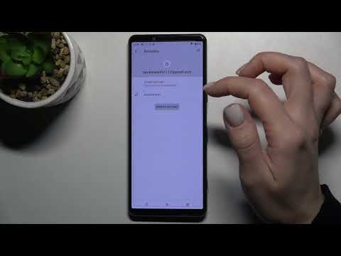 How to Manage Gmail Account on Sony Xperia 5 III - Logout From Gmail Account