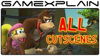 All Cutscenes in Donkey Kong Country: Tropical Freeze (Diddy, Dixie, and Cranky Variations!)