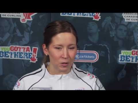 Women's Semi Final Media Scrum - 2012 Capital One Canada Cup