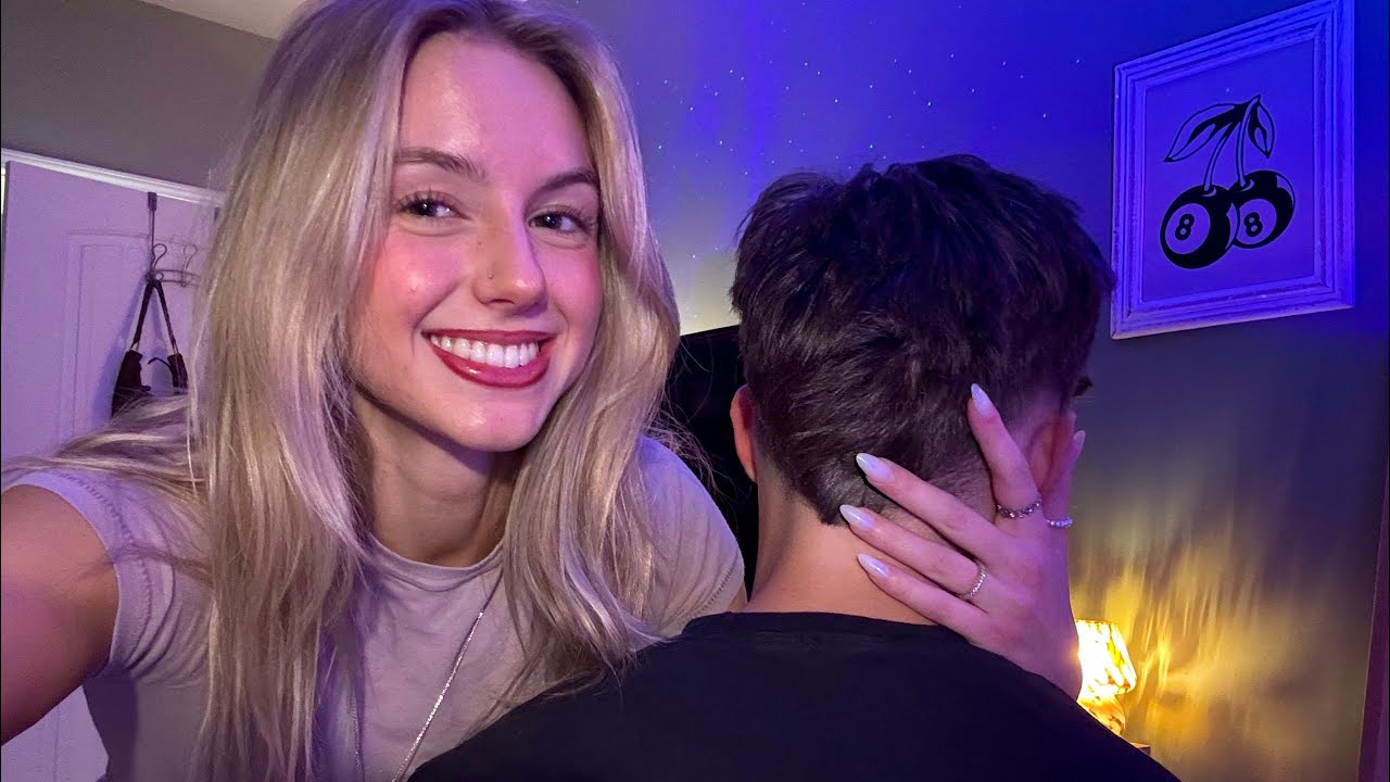 ASMR on my boyfriend! | Back massage, Head scratching, Back scratching, Neck massage. 💆🏻‍♂️