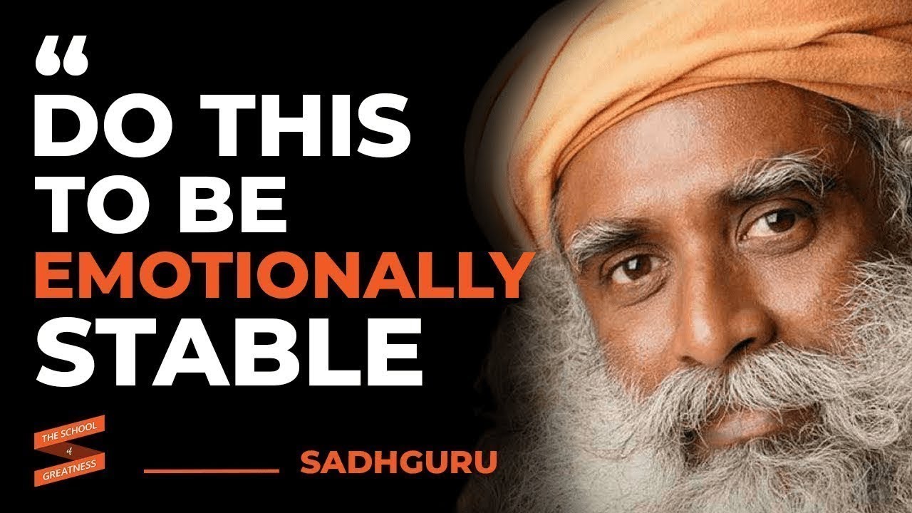 "DO THIS To Become Emotionally Stable!" | Sadhguru & Lewis Howes