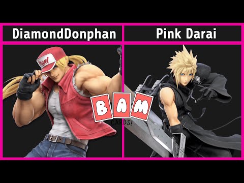 Smash @ BAM Cards 13 - DiamondDonphan (Terry) vs. Pink Darai (Cloud) - SSBU Tournament