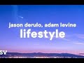 Jason Derulo - Lifestyle (feat. Adam Levine) (Clean - Lyrics)