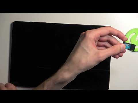 How to Insert an SD Card into a SAMSUNG Galaxy Tab A9+