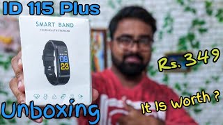 ID 115 Plus Smart Band Unboxing and Review Cheap Band Flipkart | Ashutalks |