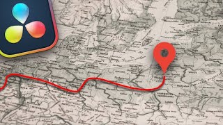The Map TRAVEL Effect by Indiana Jones | Davinci Resolve Tutorial