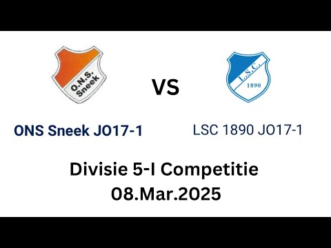 ONS Sneek JO17-1 vs LSC 1890 JO17-1 (Divisie 5-I Competitie 08.Mar.2025)