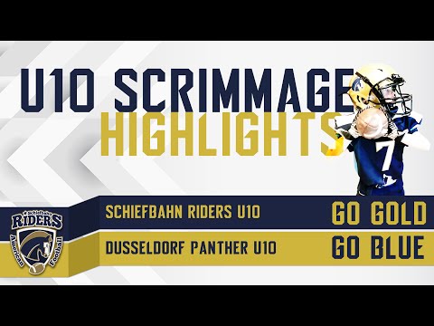 U10 Scrimmage Schiefbahn Riders @ Düsseldorf Panther