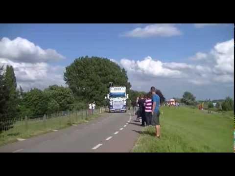 Nog Harder Lopik 2013 uittocht - GW Trans, Tolner, Volvo en Dijkman