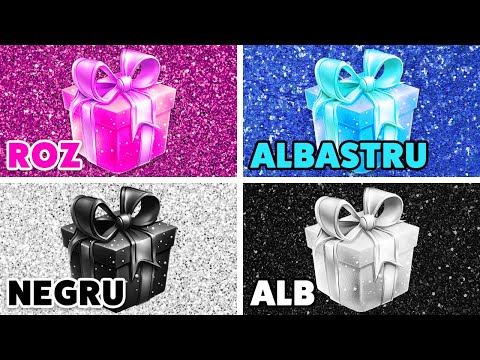 Alege-ți CADOUL...! 🎁 Roz, Albastru, Negru sau Alb? 🖤💝🎀💙