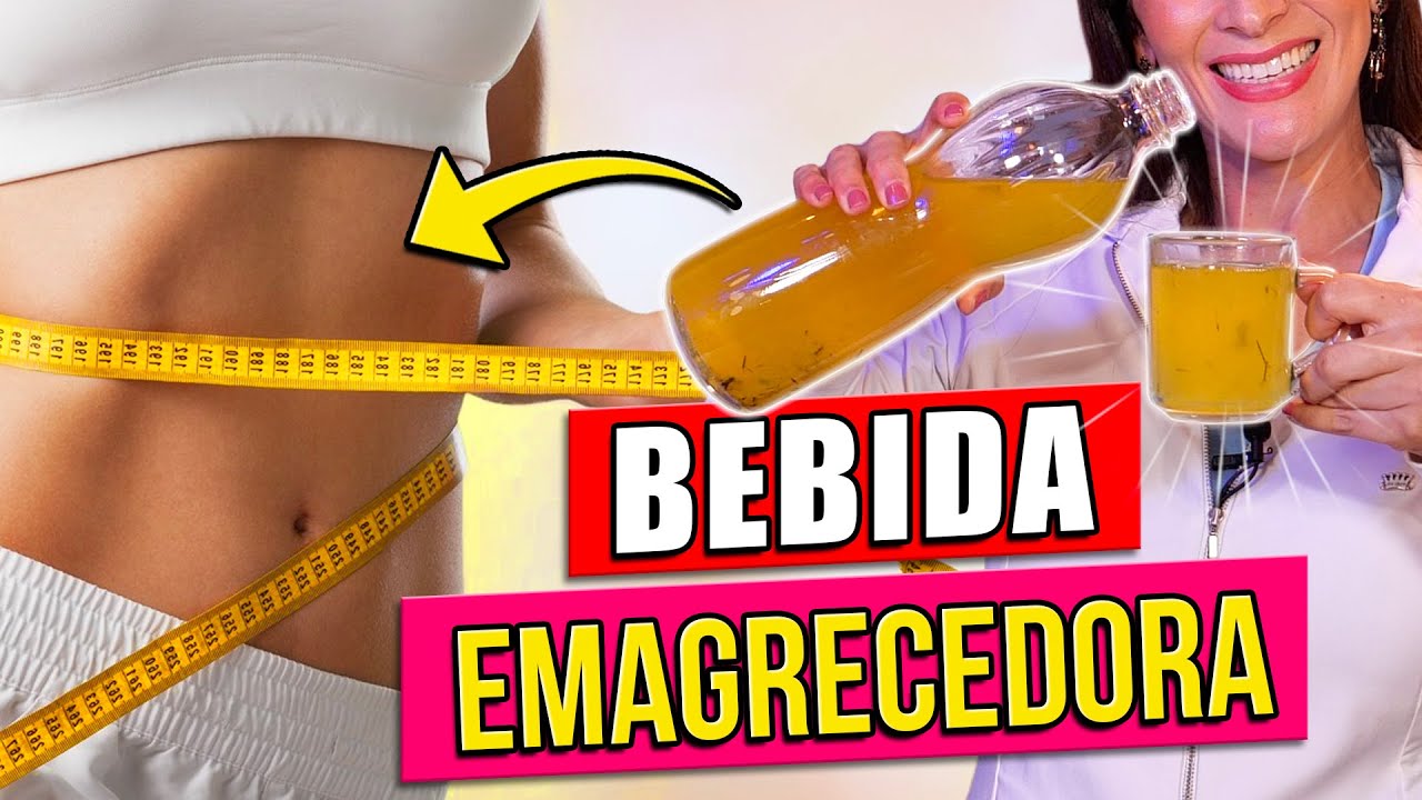 BEBIDA EMAGRECEDORA: DESINCHA e Desintoxica MUITO RÁPIDO!