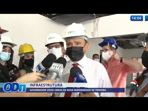 Governador visita obras da nova maternidade de Teresina 21 12 2021