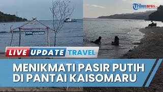 Indahnya Panorama di Pantai Kaisomaru Kota Gorontalo, Pasir Putihnya Jadi Daya Tarik Tersendiri
