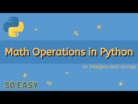 Math Operations In Python Tutorial 5 Integers Strings