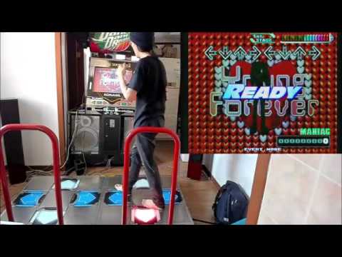 HN!! DDR 4th mix Rebecca - YOUNG FOREVER DOUBLE MANIAC PFC