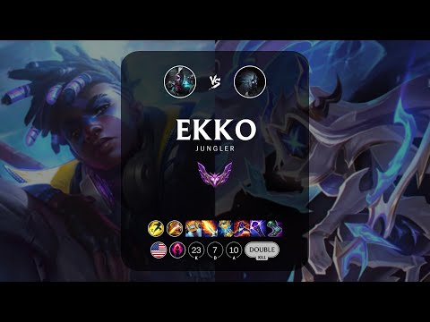 Ekko Jungle vs Kindred - NA Master Patch 13.13