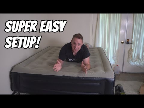This InnoTruth Queen Air Mattress has a Built-in Pump - Super easy to setup!