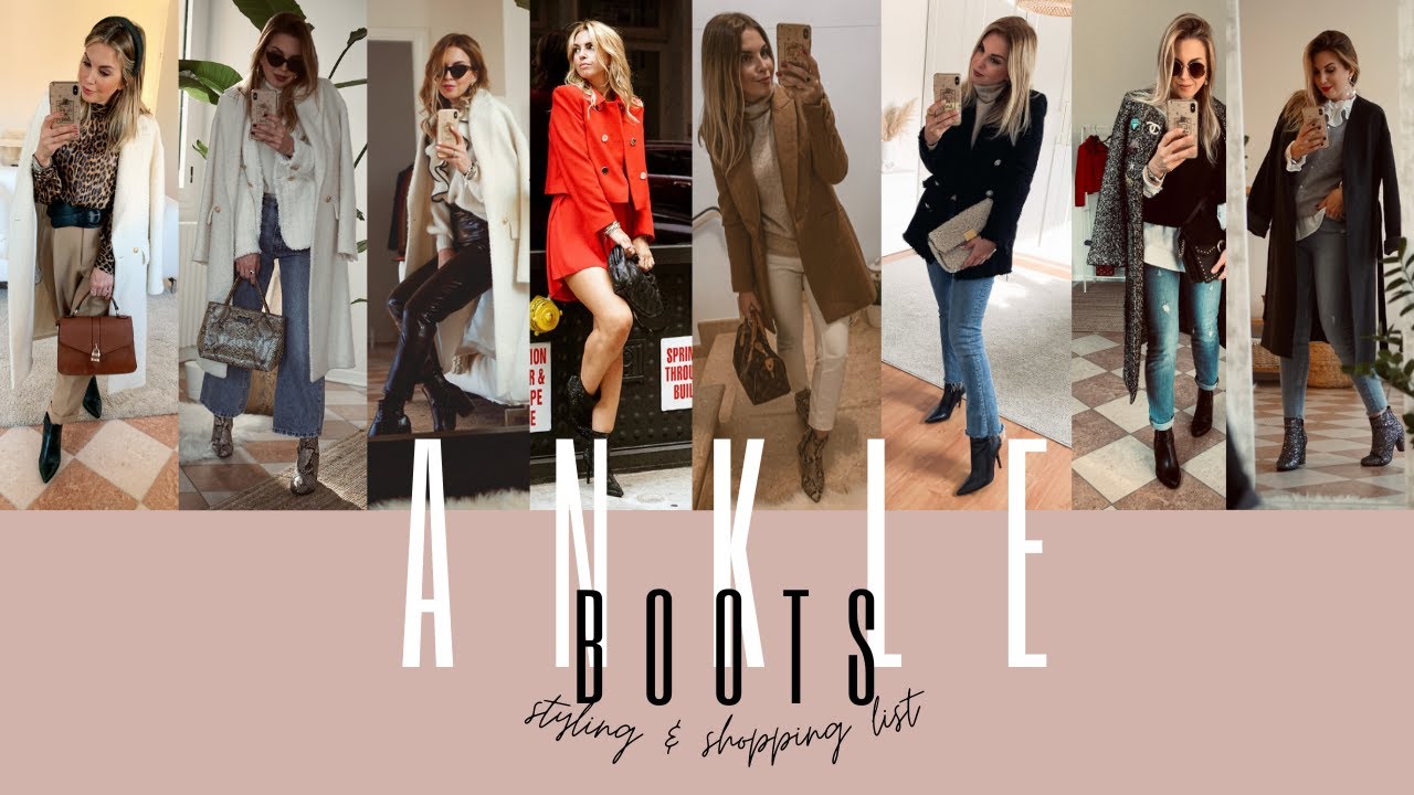 ANKLE BOOTS: how to style!