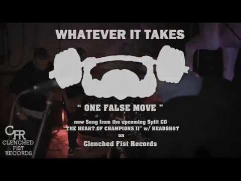 Whatever it Takes - ONE FALSE MOVE (NEW SONG 2014)