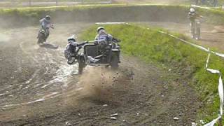 preview picture of video 'Sidecarcross Team Walter Saam Training in Crailsheim 2009'