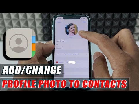 how to add profile picture on contacts iphone?