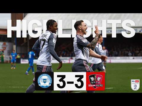 HIGHLIGHTS: Peterborough United 3 Exeter City 3 (21/2/26) EFL Sky Bet League One