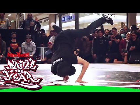 INTERNATIONAL BATTLE OF THE YEAR 2015 BBOY 1VS1 BATTLE // STANCE x KRADDY x BOTY