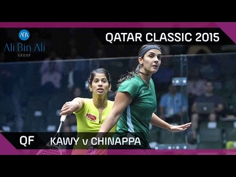 Squash: Qatar Classic 2015 - Women's QF Highlights: Kawy v Chinappa