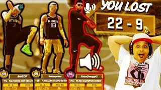 TRYHARDS REACT TO PLAYING WITH THE WORST 99 OVERALLS ON NBA 2K18