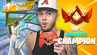 I Tried Using Controller In Fortnite RELOAD Ranked...