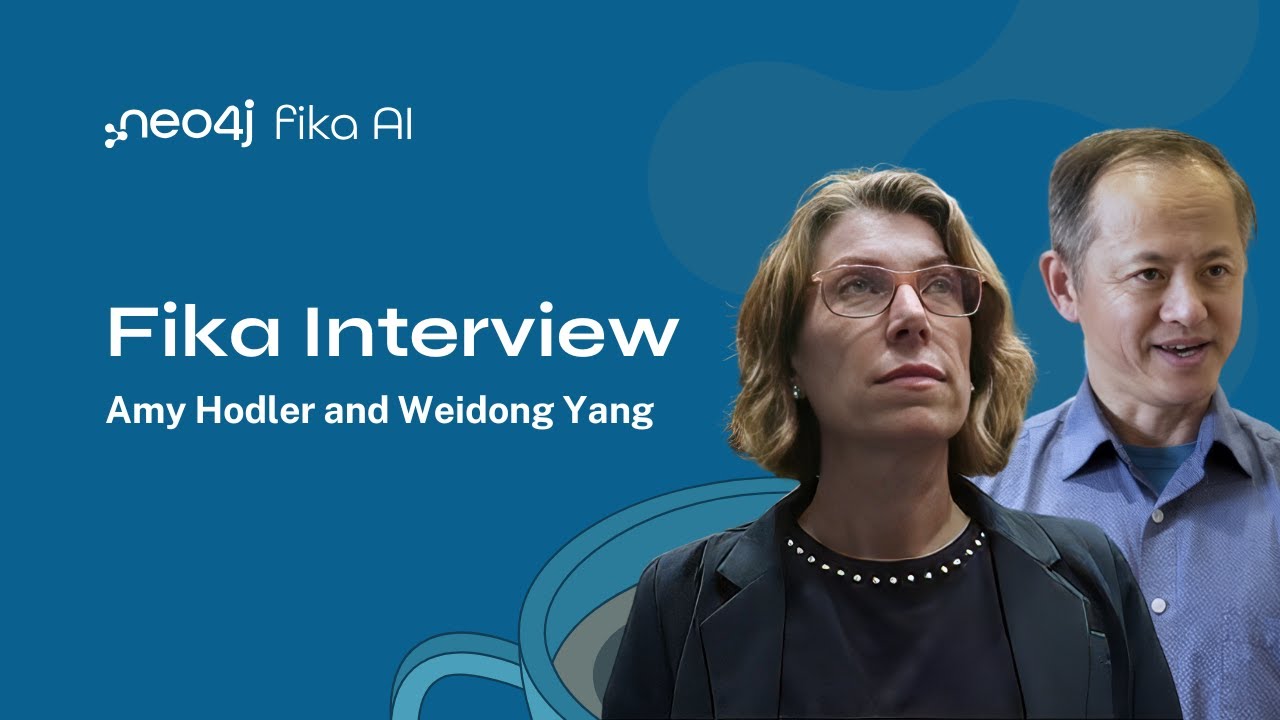 Video: Fika Interview with Amy Hodler and Weidong Yang