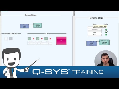 Q-SYS Training  |  Public Address - Appendix A - Remote Zones (EN)