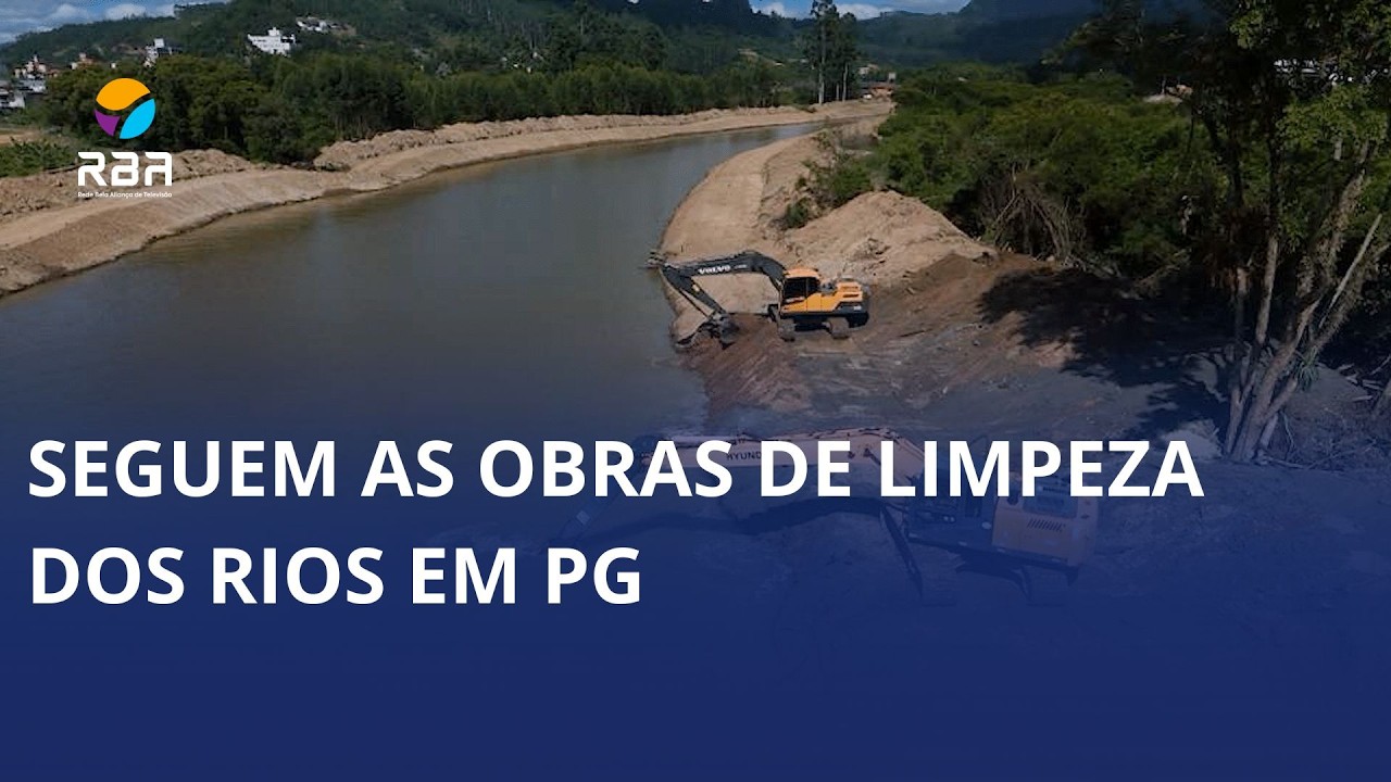 Seguem as obras de limpeza dos rios em Presidente Getúlio