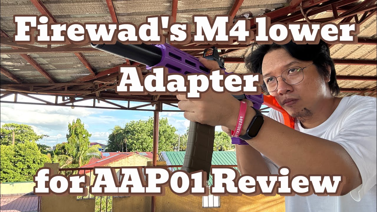 AA AAP01 Airsoft TOY with Firewad's M4 lower and Panther Carbine Kit Review