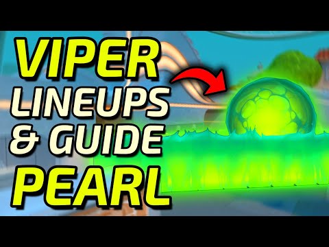 BEST Viper Guide For PEARL Valorant - Snake Bite Lineups, Executes, Setups & More (Viper Lineups)