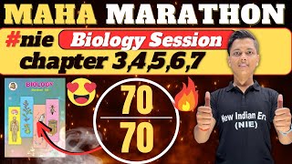 Biology Maha-Marathon | Chapter 3,4,5,6 Biology | By #newindianera #biologyclass12
