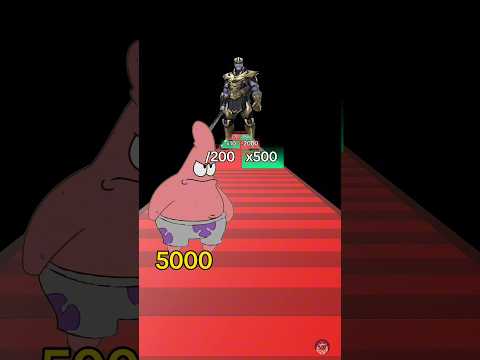 Patrick 🆚 Thanos #shorts #games #patrickstar #thanos