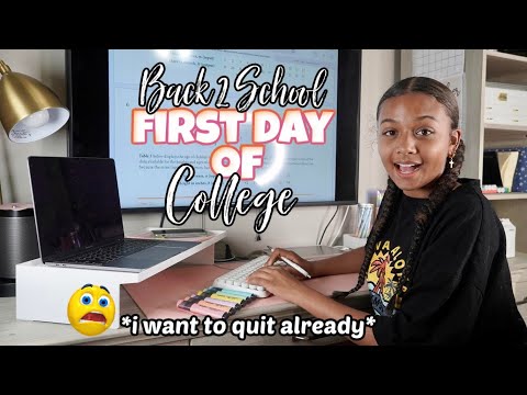 First Day of School GRWM + Vlog | College Edition | LexiVee03