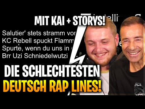 Trymacs & Kai Pflaume REAGIEREN auf die schlechtesten DE Rap Lines! 😂 | Trymacs Stream Highlights