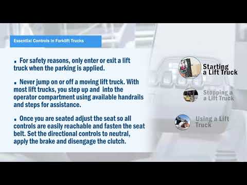 Forklift Training - Lesson 1