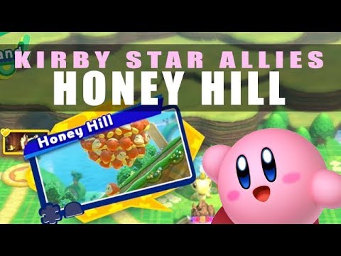 Honey Hill Kirby Star Allies walkthrough #3 - Honey Hill switch and jigsaw pieces