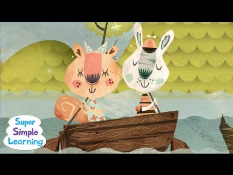 Row Row Row Your Boat | Bedtime Lullaby | Super Simple Songs