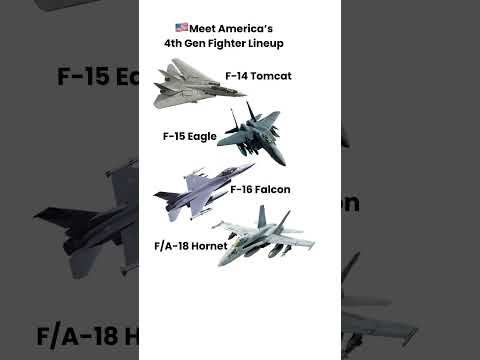 F-14, F-15, F-16, F/A-18 — America’s Iconic Fighters Compared
