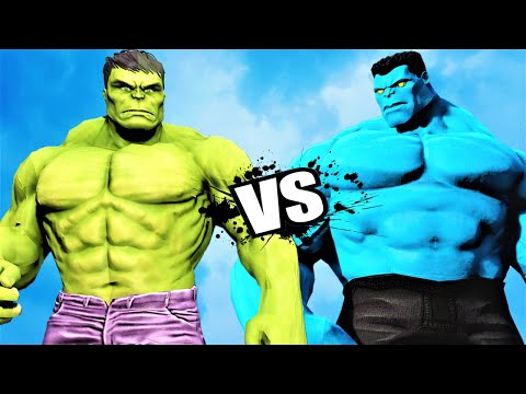 HULK VS BLUE - HULK   EPIC BATTLE