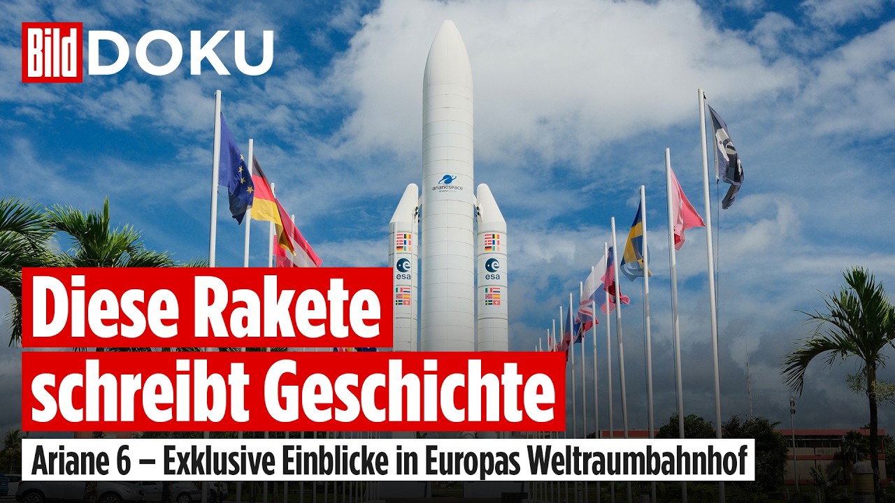 Ariane 6 in Kourou: BILD-Reporter im Weltraumbahnhof Europas mitten im Dschungel | BILD-DOKU