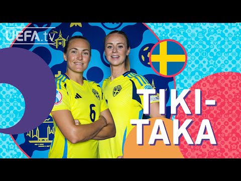 Tiki-Taka Questions With AMANDA ILESTEDT & MAGDALENA ERIKSSON! 🇸🇪 #WEURO2025