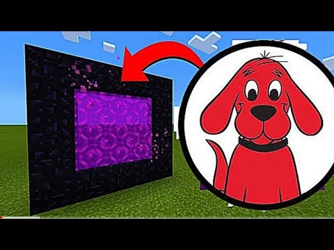X CRAFT - How To Make A Best Portals In Minecraft || The Cursed Clifford Dimension || #minecraft #viral