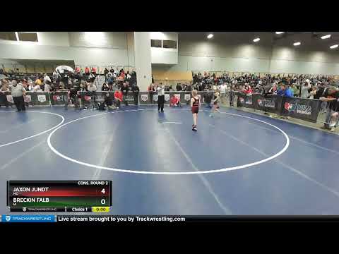 67 Lbs Cons. Round 2 - Breckin Falb, IA Vs Jaxon Jundt, MO 27e0