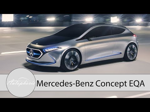 Weltpremiere Mercedes-Benz Concept EQA / die elektrische Kompaktklasse aus Stuttgart - Autophorie