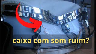 rebaixo de esteira de uma caixa de Bateria [ Aula de Luthieria com Guilheu